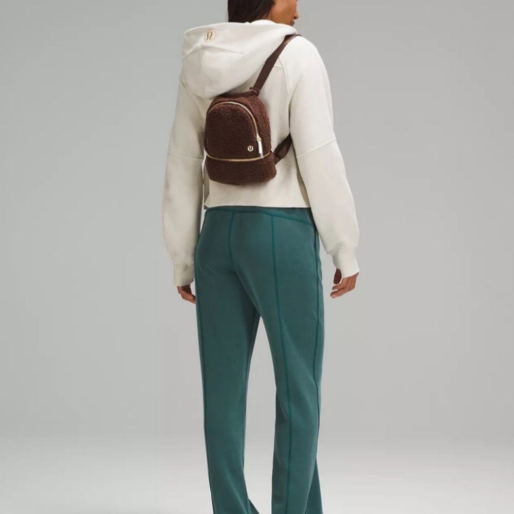 Lululemon City Adventurer Backpack Micro 3LFleece- Brown Earth/Gold